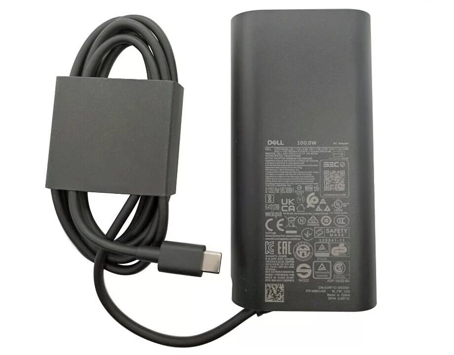 Genuine 100W Type-C Dell 0M7GRX M7GRX Charger AC Adapter + Cable