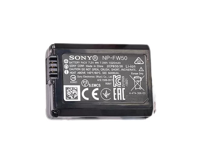 Original 1020mAh Sony InfoLithium W (NP-FW50) Li-Ion Camera Battery