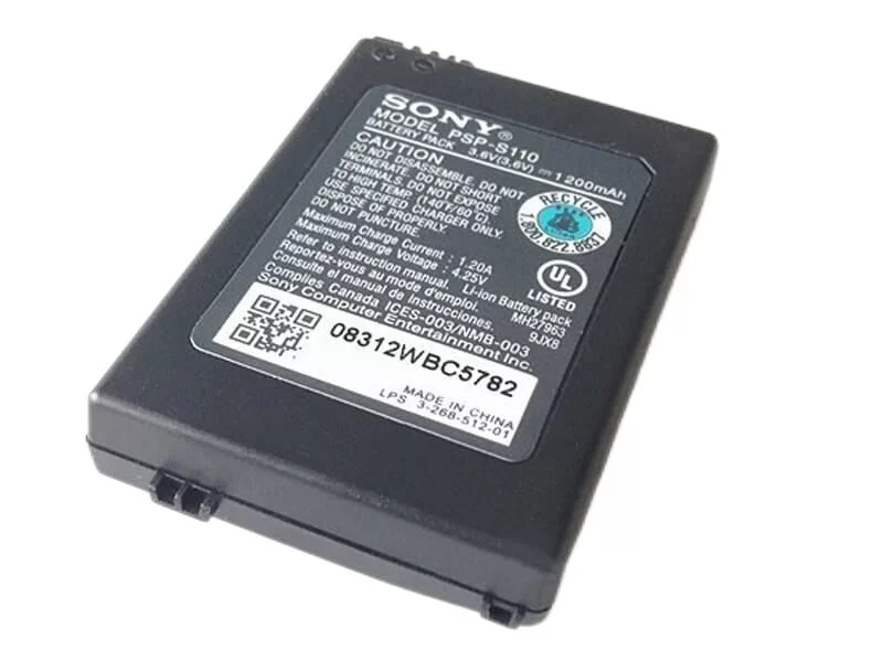 Original 1200mAh Sony PSP-3004 PSP-3005 PSP-3006 Series Battery