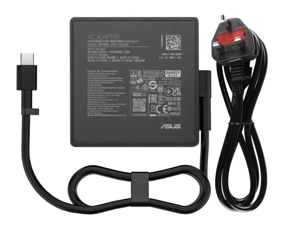 Genuine 130W USB-C Asus ADP-130HB B Charger AC Adapter + Cable