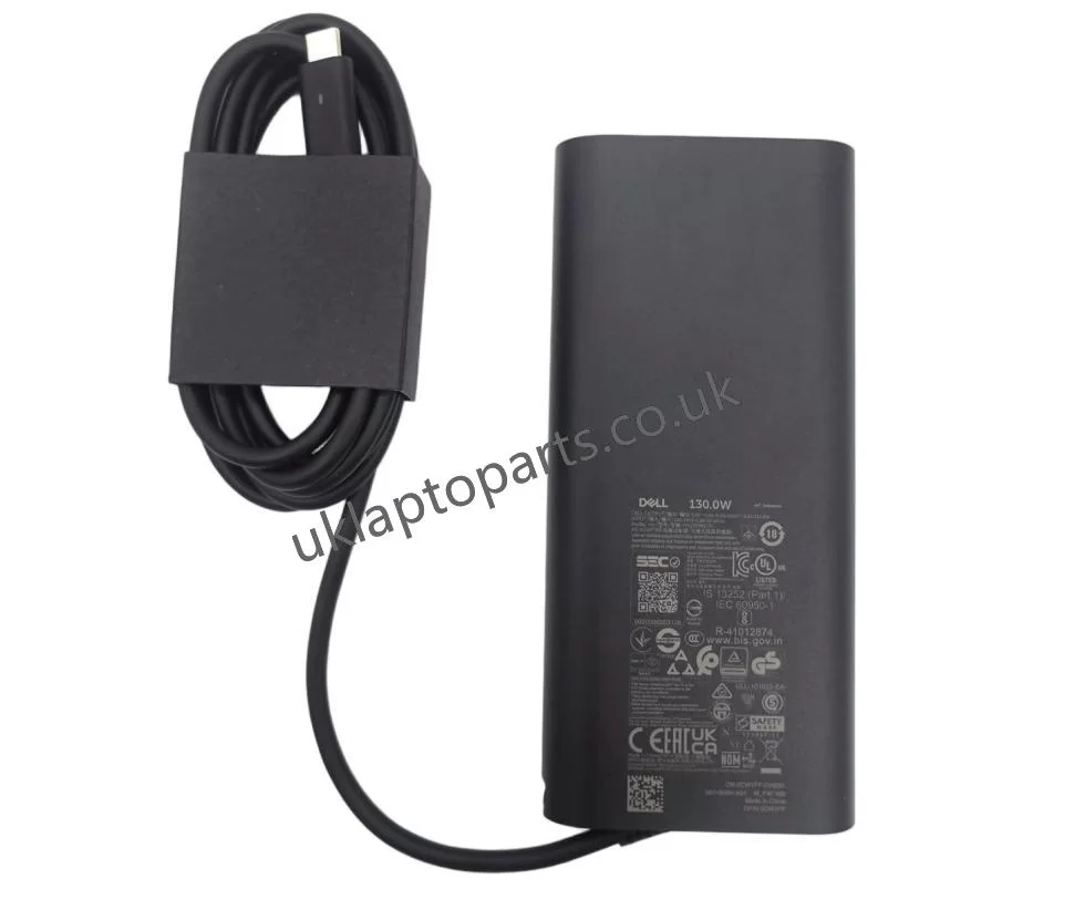 Genuine 130W Type-C GaN Dell Latitude 14 (5411-CF0M3) Charger AC Adapter + Cable