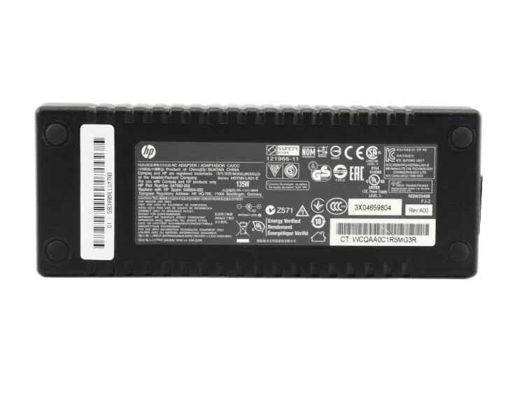 Genuine 135W 19.5V 6.9A HP 647982-001 Adapter Charger + Free Cord
