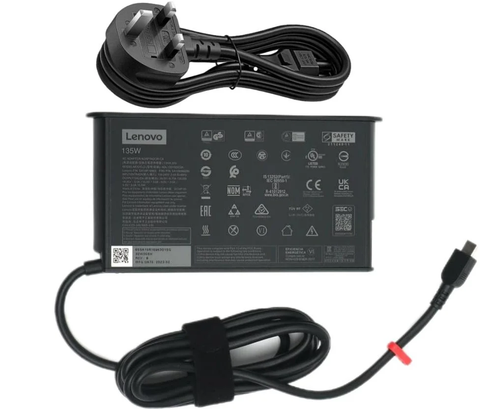 Genuine 135W Type-C Lenovo 4X21H27800 Charger AC Adapter + Cable