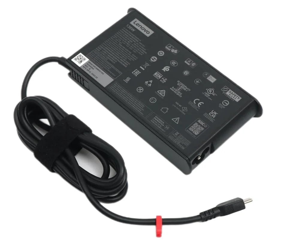 Genuine 135W Type-C Lenovo 5A10W86327 Charger AC Adapter + Cable Genuine 135W Type-C Lenovo 5A10W86327 Charger AC Adapter + Cable