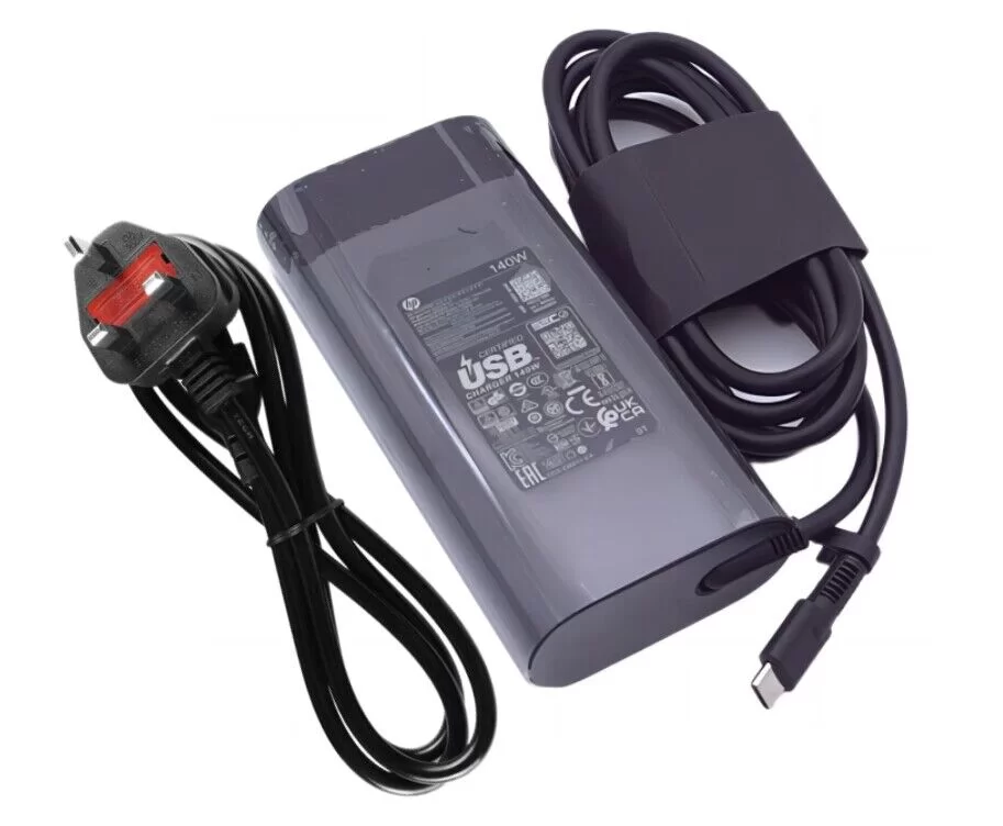 Genuine 140W USB-C HP OMEN 14-fb0000TX 14-fb0000la Adapter Charger + Cable