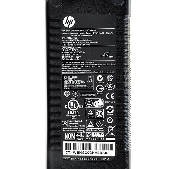 Genuine 150W HP TouchSmart 600-1200 Desktop PC Charger AC Adapter