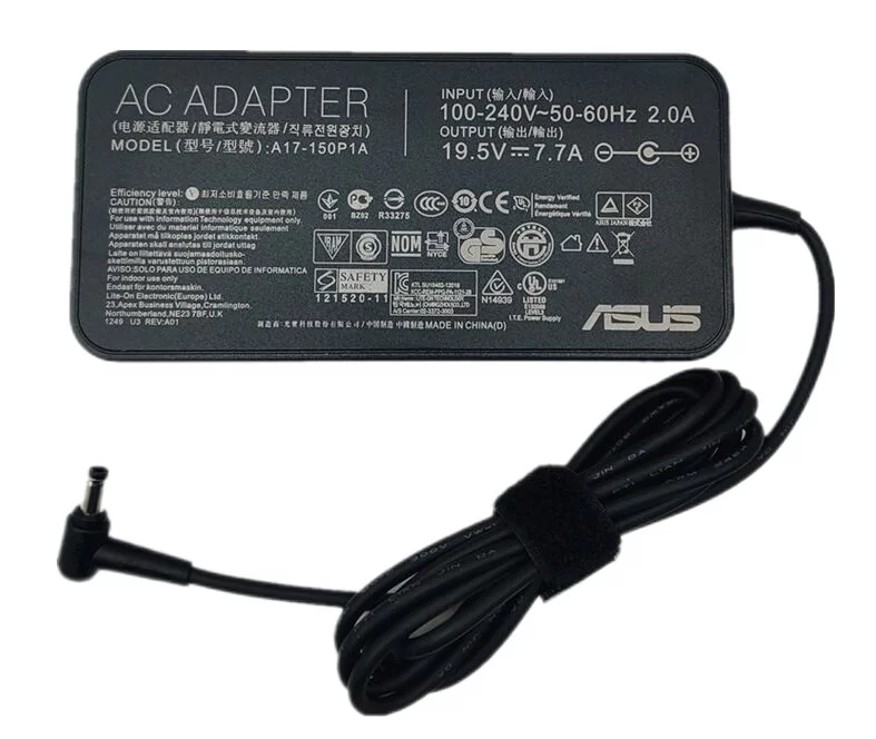 Genuine 150W 19.5V 7.7A Asus 90XB00EN-BPW010 Adapter Charger + Cord