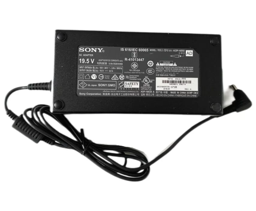 Genuine 160W 19.5V 8.21A Sony APDP-160A1 B Adapter Charger + Free Cord
