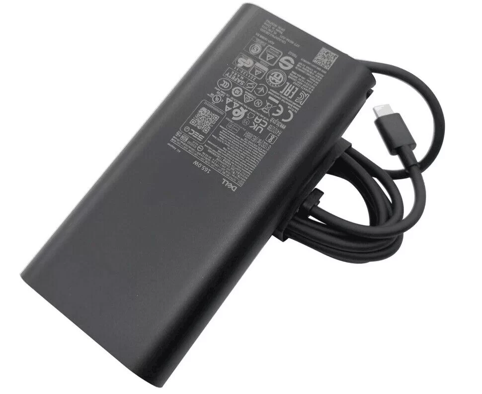 Genuine 165W USB-C Dell Precision 5680 Workstation AC Adapter Charger + Cable