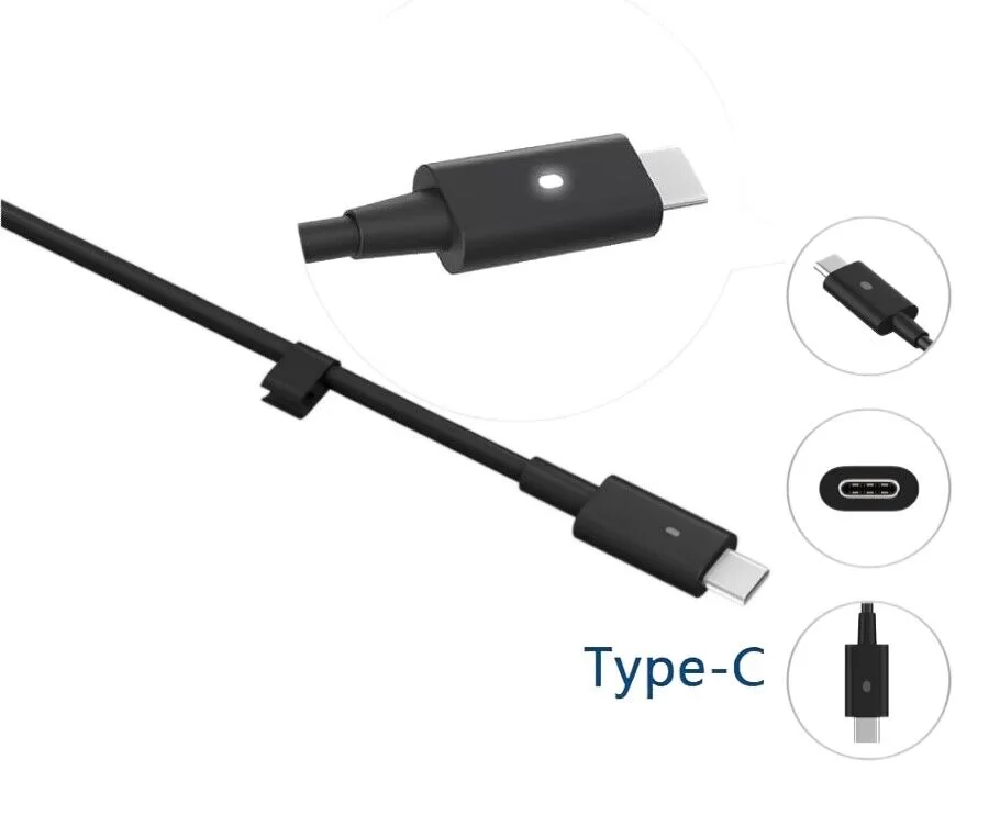 Genuine 165W USB-C Dell Precision 5680 Workstation AC Adapter Charger + Cable