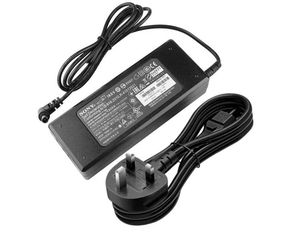 Genuine 101W 19.5V 5.2A Sony 1-493-146-11 Adapter Charger + Free Cord