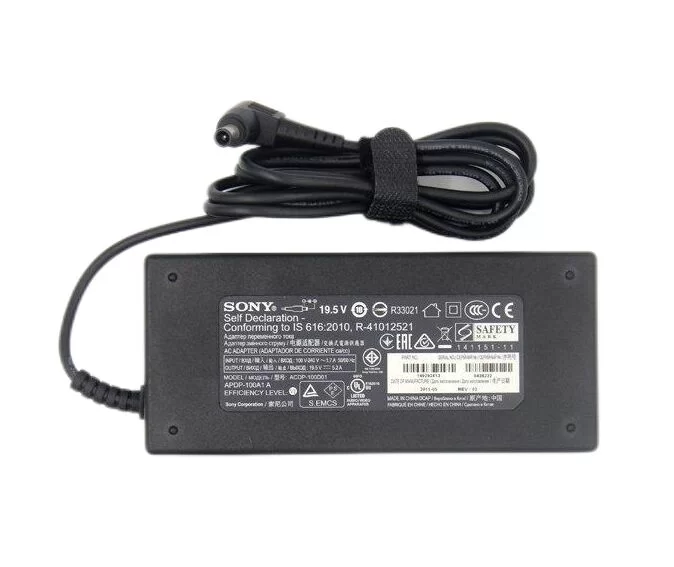 Genuine 101W 19.5V 5.2A Sony ACDP-100D01 Adapter Charger + Free Cord