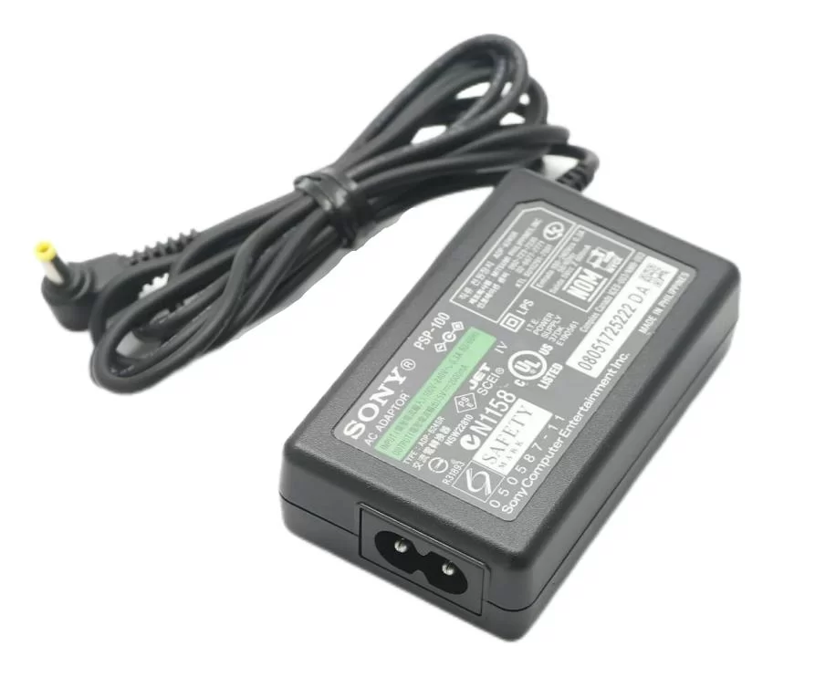 Genuine 5V 2000mA Sony PSP 1005 2005 3005 Charger AC Adapter + Cable