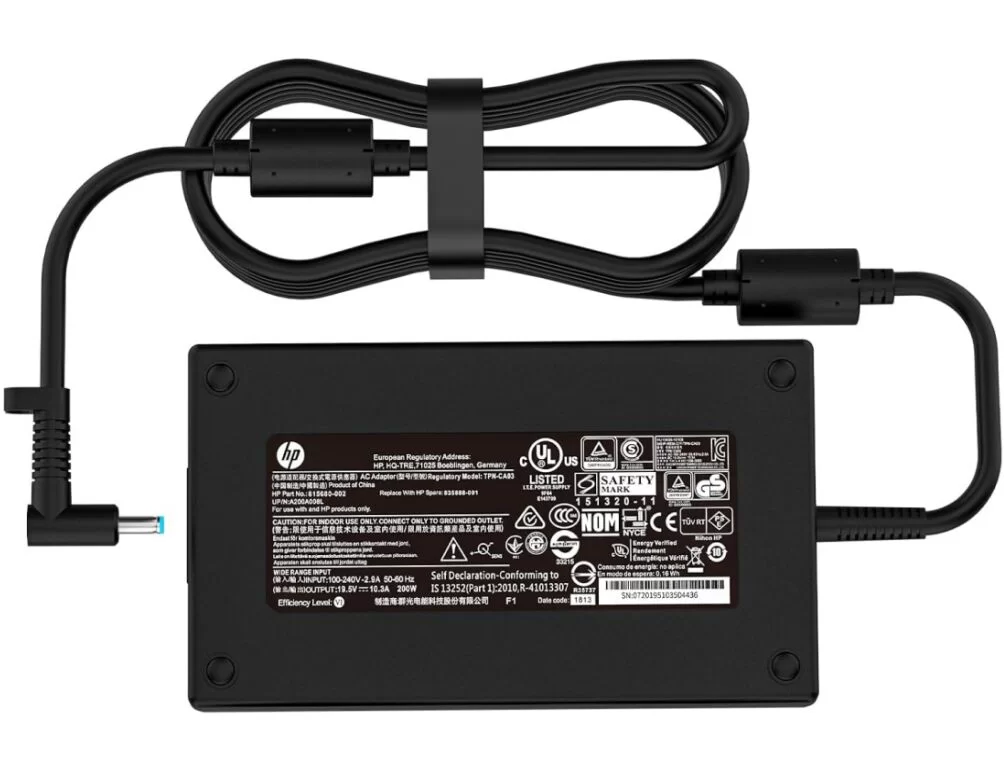 Genuine 19.5V 10.3A 200W HP 15z-fb000 Charger AC Adapter + Cable