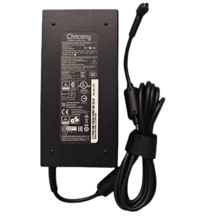Genuine 20V 10A 200W MSI Bravo 15 C7VE-007FR AC Adapter Charger + Cable