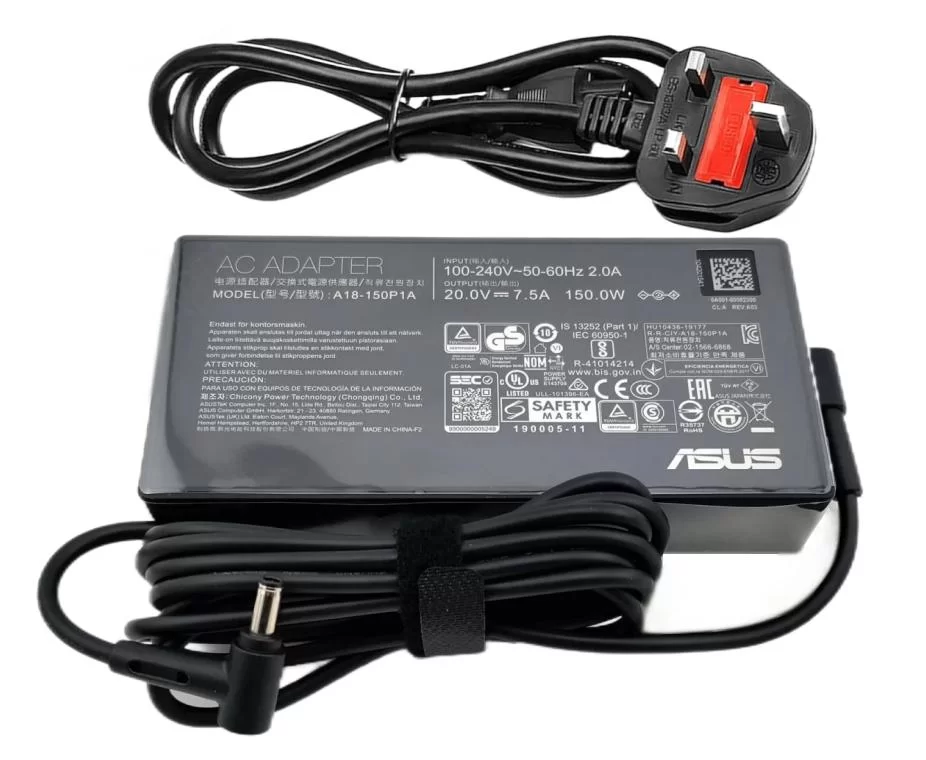 Genuine 150W 20V 7.5A Asus 0A001-00082300 Charger AC Adapter + Cable