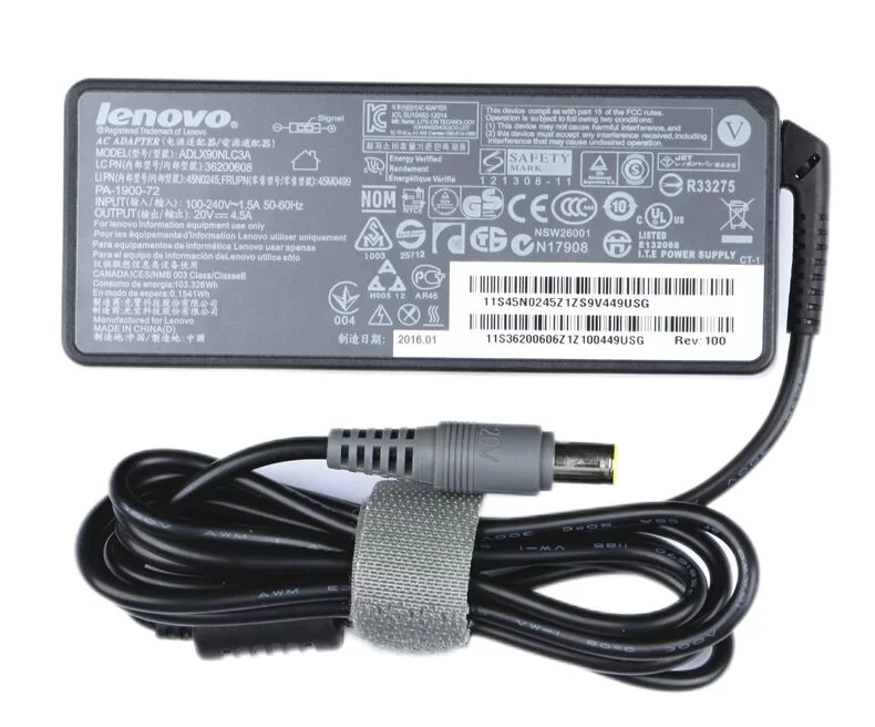 Genuine 90W Lenovo ThinkPad T430 2342-7PU Adapter Charger + Free Cord