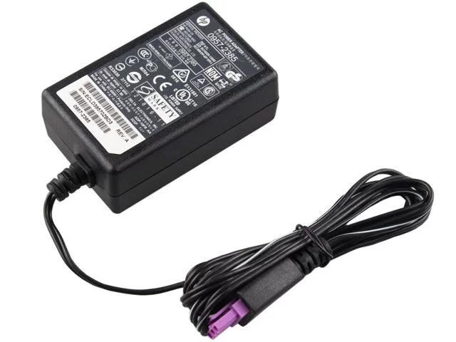 Genuine 22V 455mA HP 0957-2385 Printer Adapter Charger + Free Cord