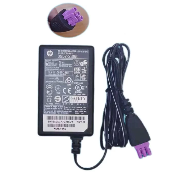 Genuine 22V 455mA HP Deskjet 1012 Printer Adapter Charger + Free Cord