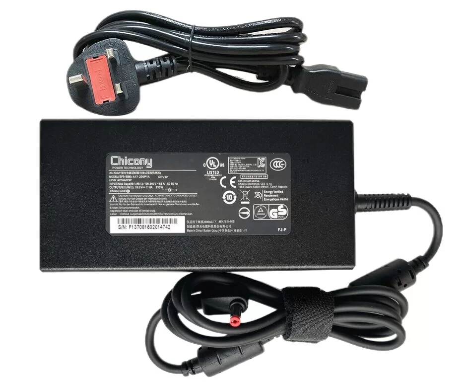 Genuine 19.5V 11.8A 230W 230W Acer ConceptD 7 CN715-72P AC Adapter Charger + Cable