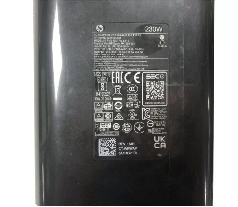 Genuine 230W HP OMEN Gaming 16-c0004sl 16-c0113nw Adapter Charger + Free Cord