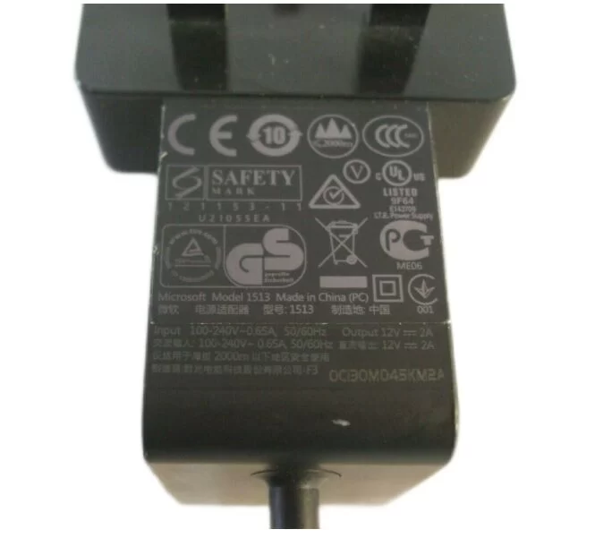 Genuine 12V 2A 24W Microsoft Surface 2 AC Adapter Charger + Cable