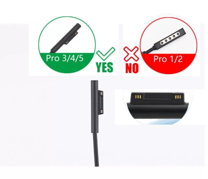 Genuine 24W Microsoft 1736 Microsoft Surface Pro 4 Adapter Charger