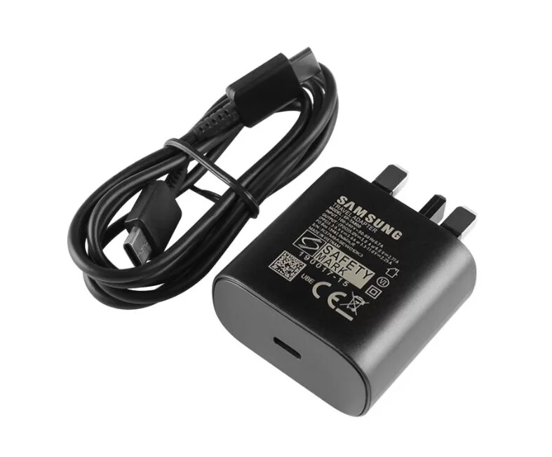 Original 25W USB-C Samsung Galaxy A21 Adaptor Charger With Type-C Cable