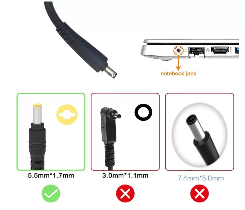 Genuine 19.5V 16.9A 330W 5.5mm*1.7mm Delta ADP-330AB D Adapter Charger + Cable