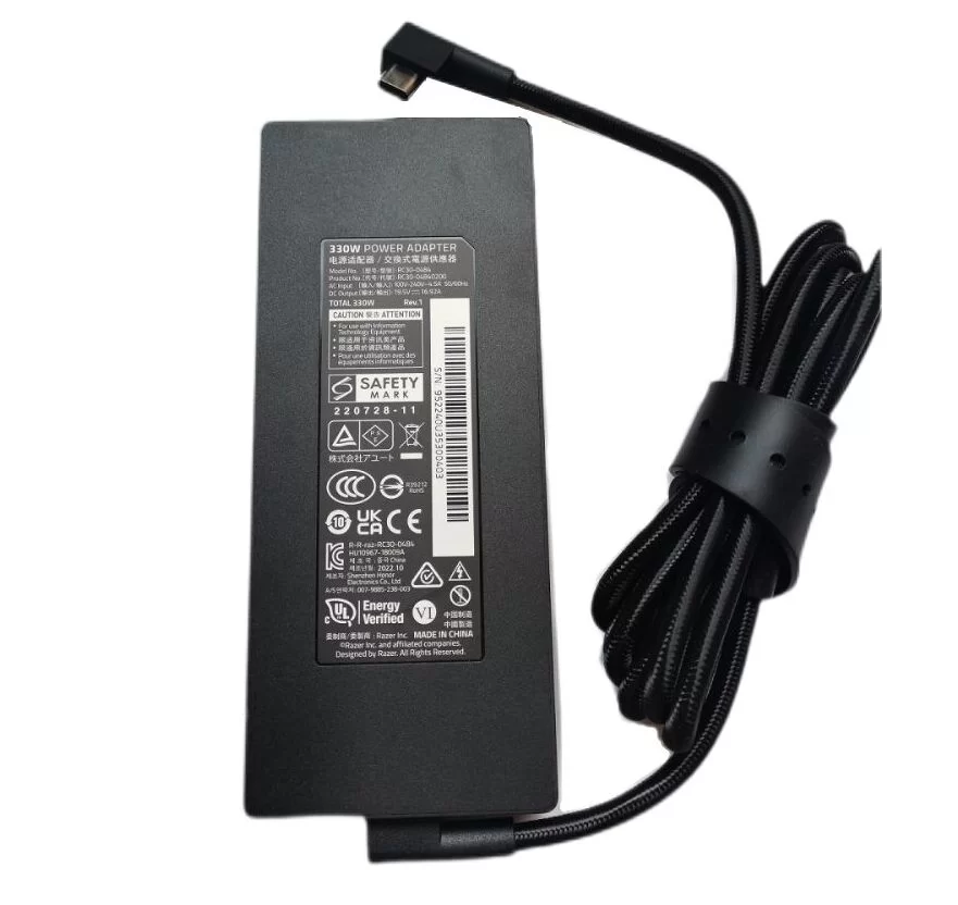 Genuine 19.5V 16.92A 330W Razer RC30-04840200 Adapter Charger + Cable