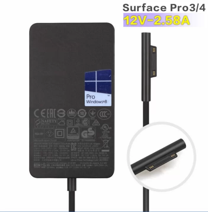 Original 36W Microsoft 1625 Surface Pro 3 MQ2-00004 AC Adapter + Cord