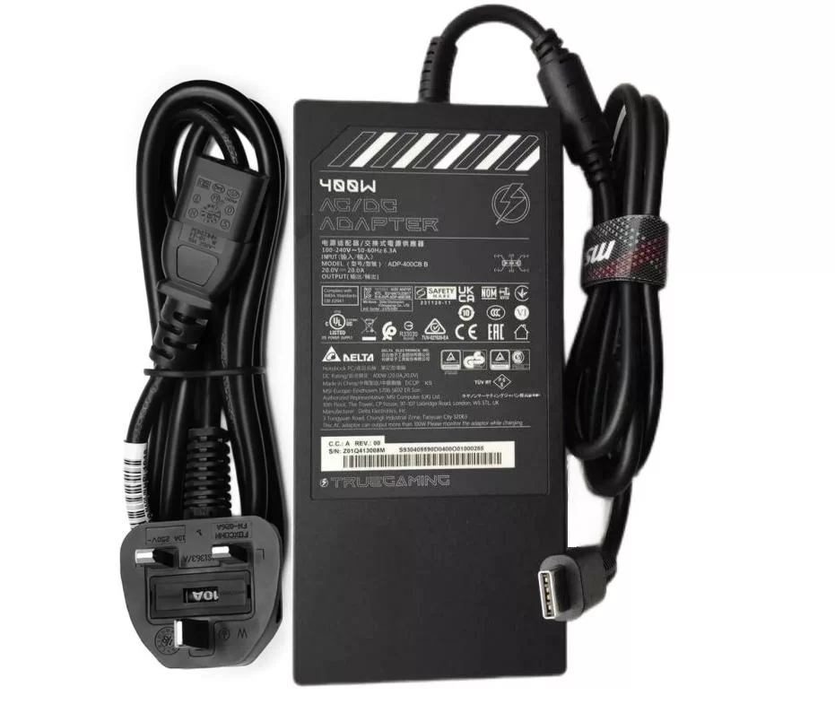 Genuine 20V 20A 400W MSI ADP-330CB BH Charger AC Adapter + Cable