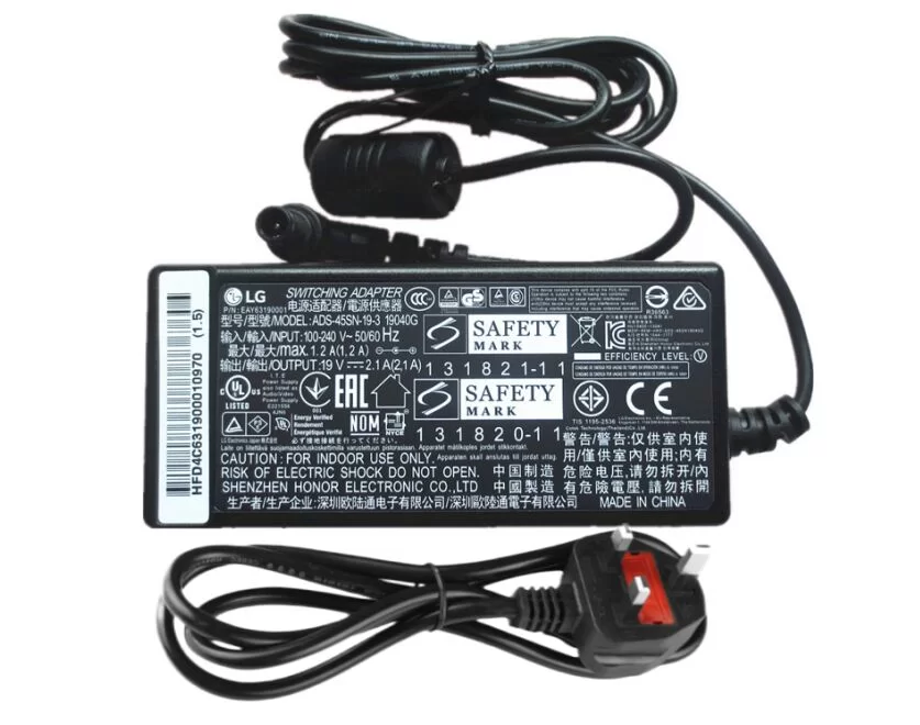 Genuine 19V 2.1A 40W LG 19040G AC Adapter Charger + Free Cord