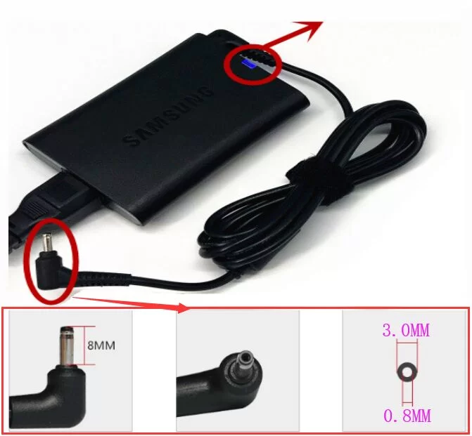 Original 40W 19V 2.1A Samsung AD-4019A AD-4019P AC Adapter + Free Cord