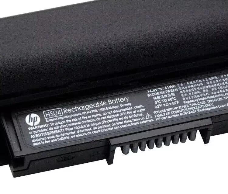 Genuine 4 Cell 41Wh Battery for HP HS04