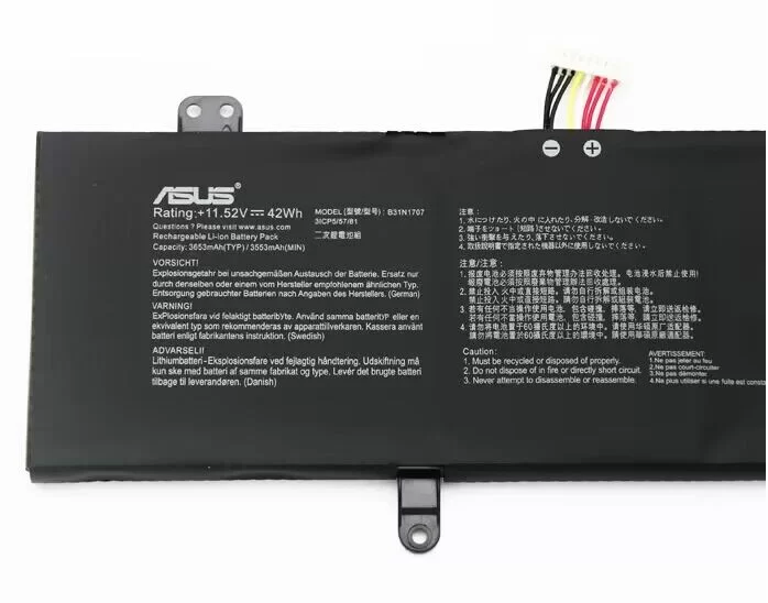 Genuine 3 Cell 3630mAh 42Wh Battery for Asus A411QA