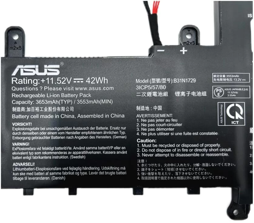 Genuine 42Wh 3653mAh Asus K530FF K530FN Battery Genuine 42Wh 3653mAh Asus K530FF K530FN Battery