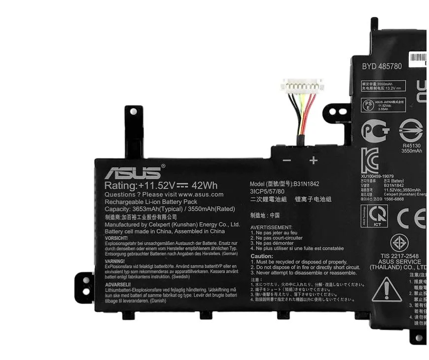 Genuine 3-Cell 3653mAh 42Wh Asus 0B200-03440200 B31BmE1 Battery