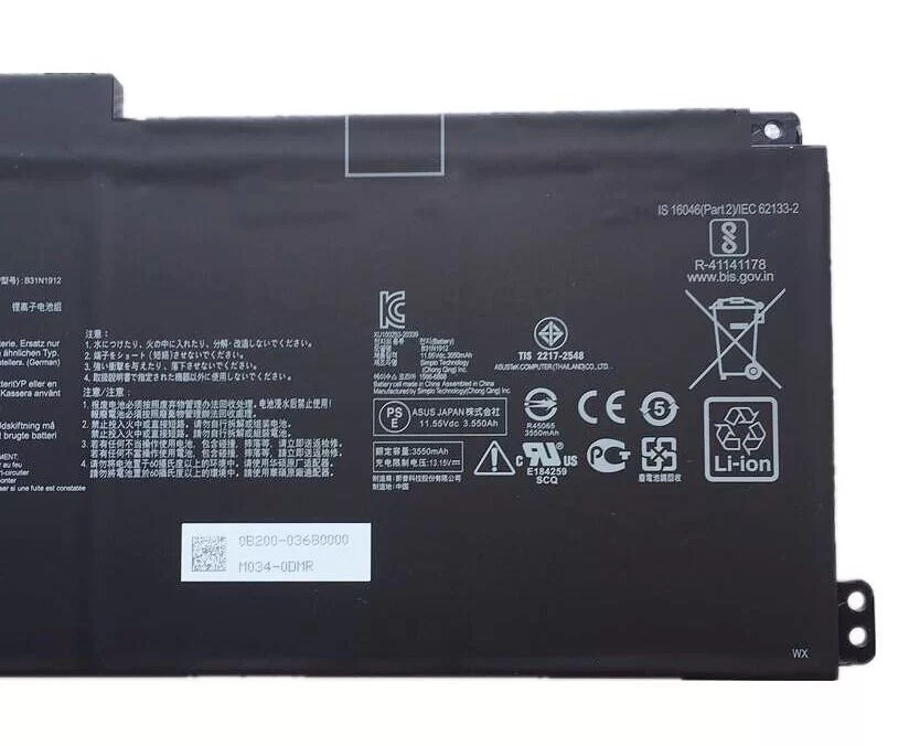 Genuine 3640mAh 42Wh Battery For Asus VivoBook 14 E410MA-EK017TS