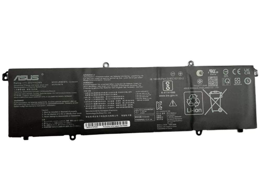Genuine 3640mAh 42Wh Asus 0B200-04260000 Battery