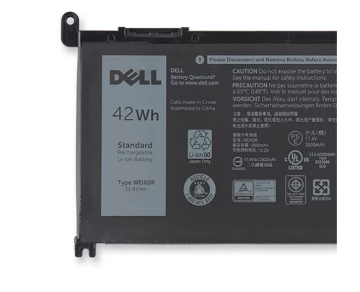 Original 4-Cell 3500mAh 42Wh Dell WDXOR Battery