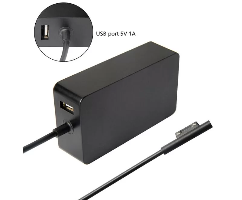 Original 44W 15V 2.58A Microsoft Surface Pro 5 AC Adapter + Free Cord