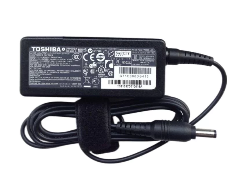 Genuine 45W 19V 2.37A Toshiba AD9049 Charger AC Adapter + Free Cord