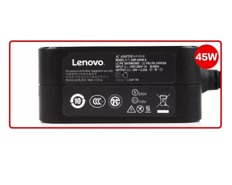 Genuine 20V 2.25A 45W Lenovo Miix 520-12IKB 20M30048MH AC Adapter
