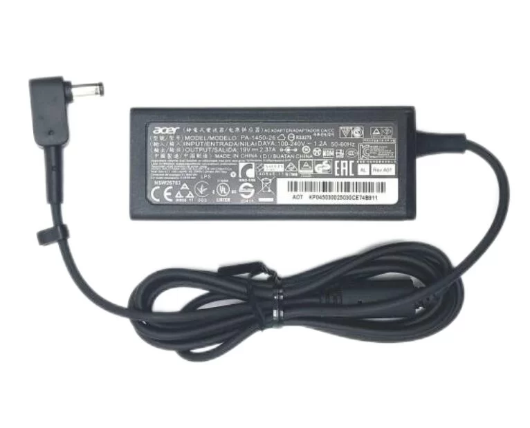 Genuine 19V 2.37A 45W Acer ADPC1945 Adapter Charger + Free Cord