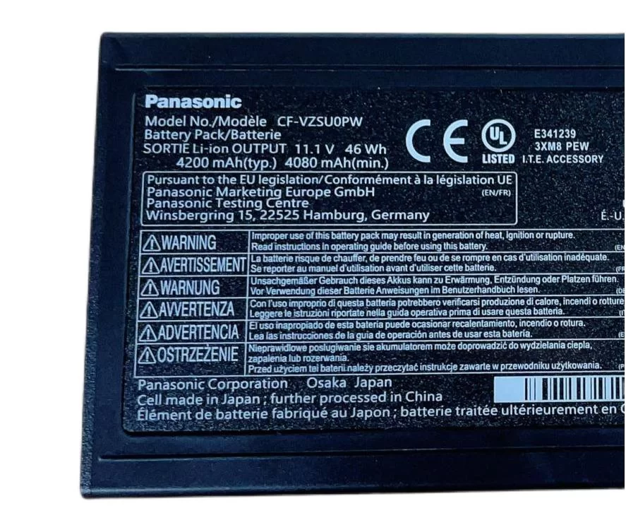 Genuine 46Wh 4200mAh Panasonic CF-VZSU0PW Battery