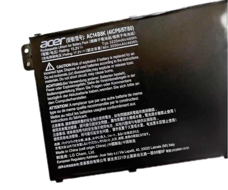 Genuine 4 Cell 48Wh 3220mAh Acer Aspire 5 A515-51 Battery
