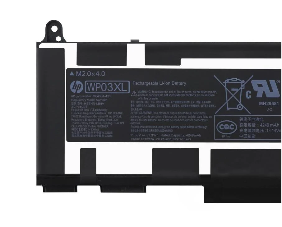 Genuine 4249mAh 51.3Wh HP EliteBook 830 G9 Battery Genuine 4249mAh 51.3Wh HP EliteBook 830 G9 Battery