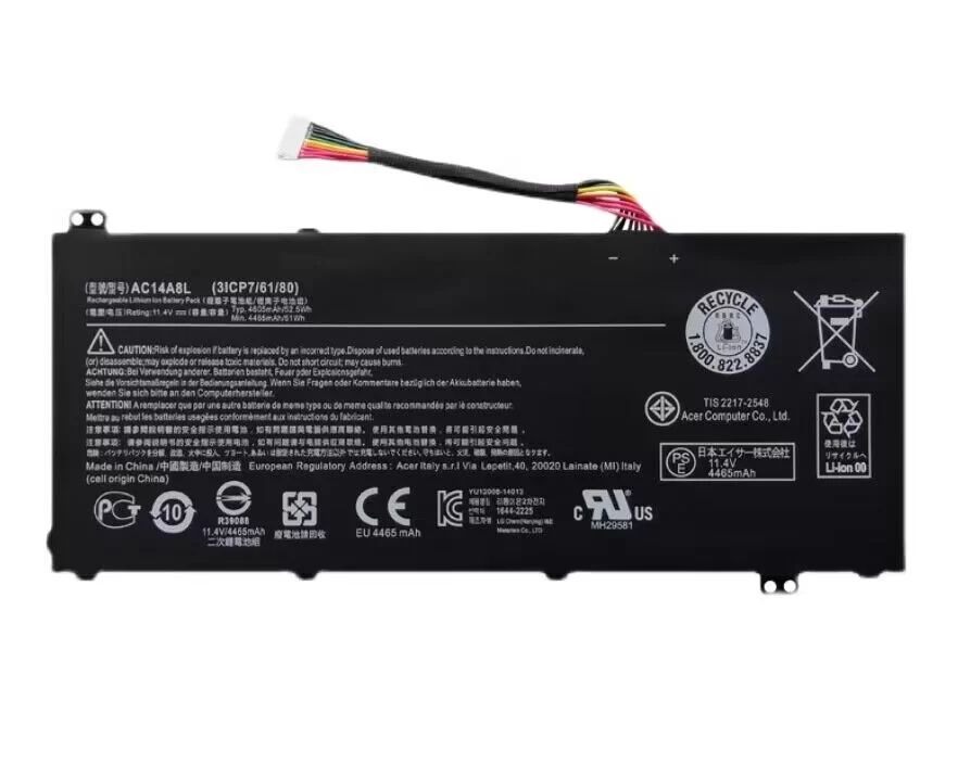 Genuine 4605mAh 52.5Wh Battery for Acer AC14A8L