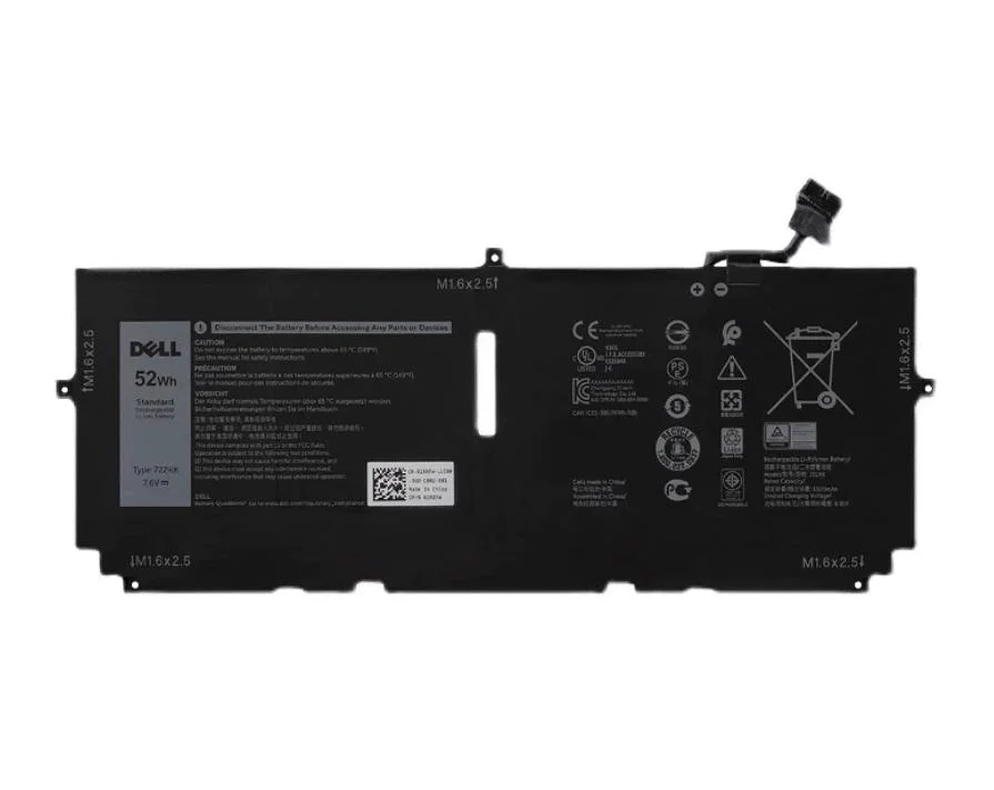 Genuine 6500mAh 52Wh Battery for Dell 2XXFW